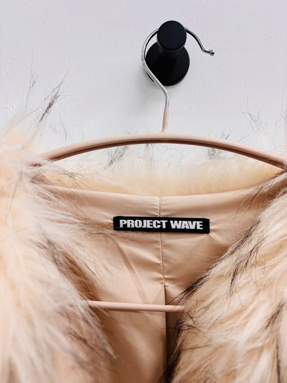 프로젝트 웨이브 프리미엄 노칼라 에코 퍼 자켓 상품이미지2