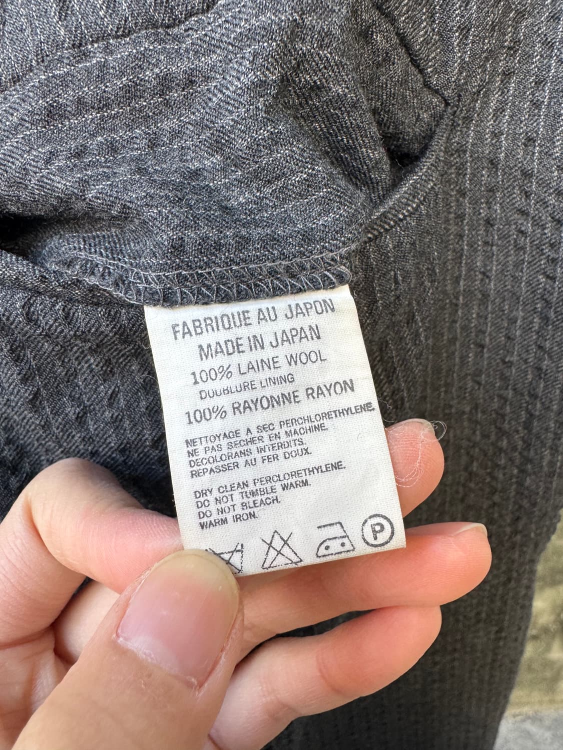 요지 야마모토 자켓+팬츠 셋업 Y's for men 상품이미지9