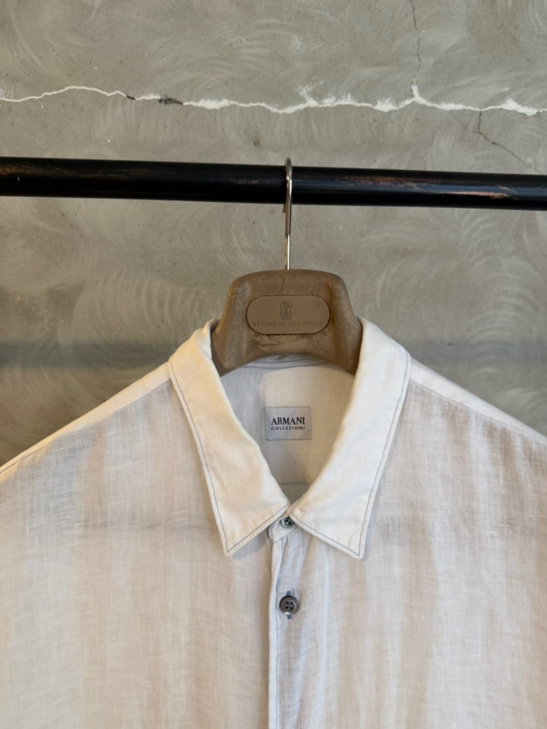 아르마니 꼴레지오니 리넨 셔츠 100 상품이미지5