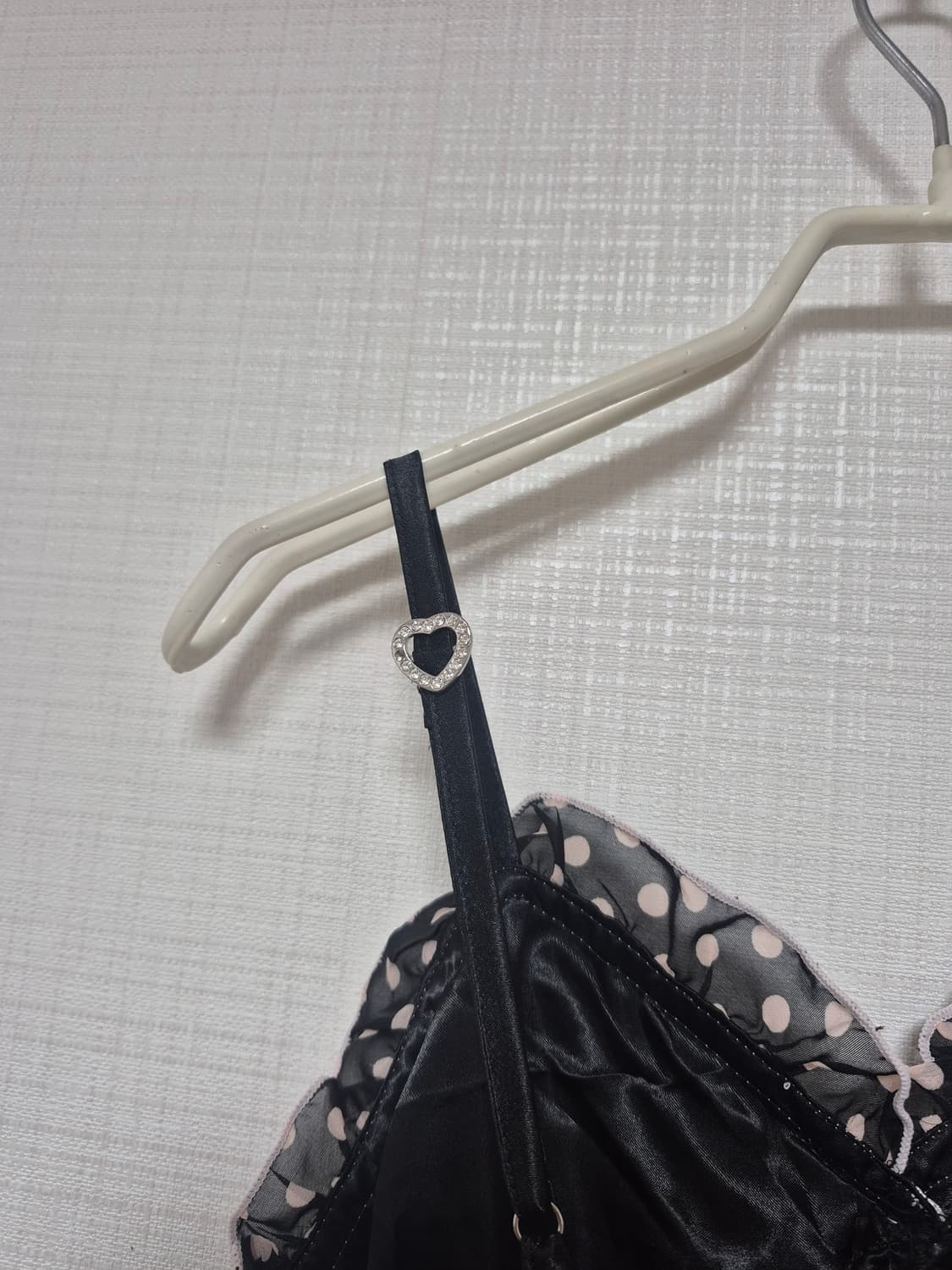 트라랄라 초고전템 블랙&핑크도트 리본원피스 상품이미지5