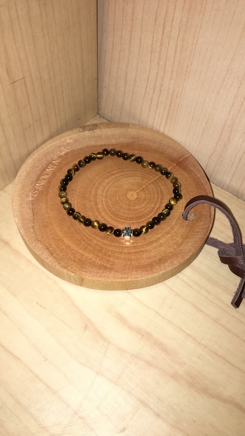 원석 비즈 팔찌 (호안석) 상품이미지1