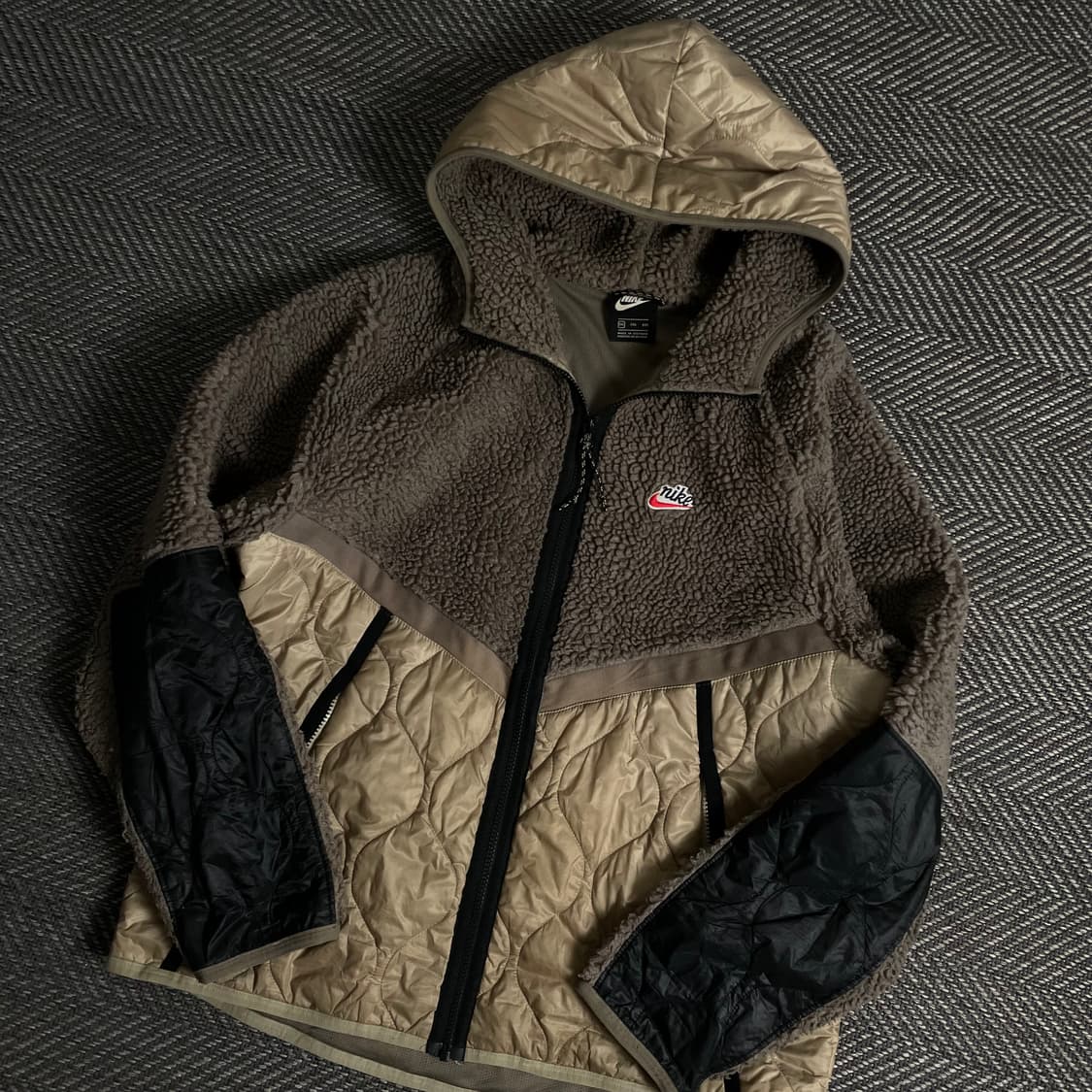 나이키 NSW 헤리티지 쉐르파 플리스 자켓y 3369 상품이미지1