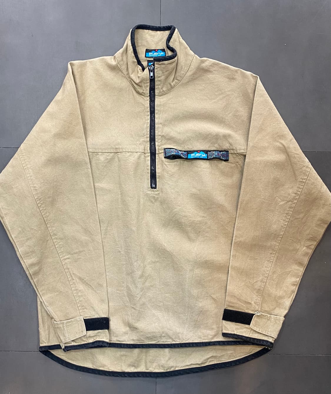 카부 하프집업 풀오버 스몰 베이지 상품이미지1