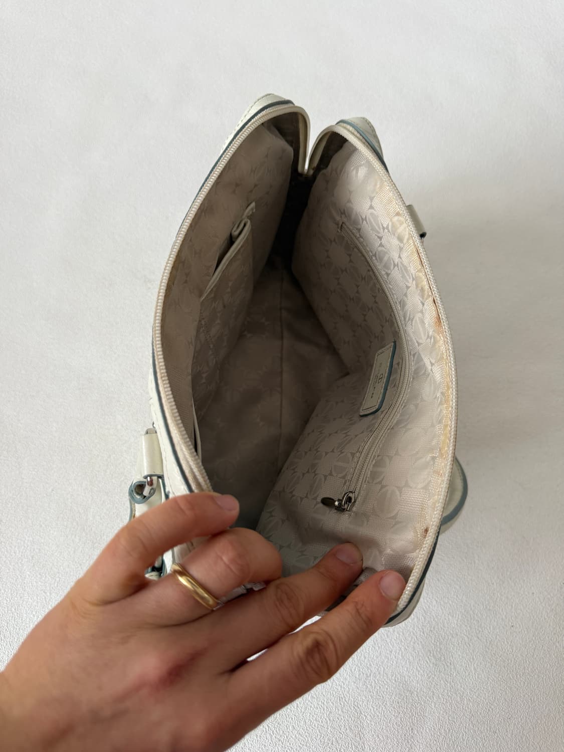 Pre owned 레더 토트백 상품이미지8