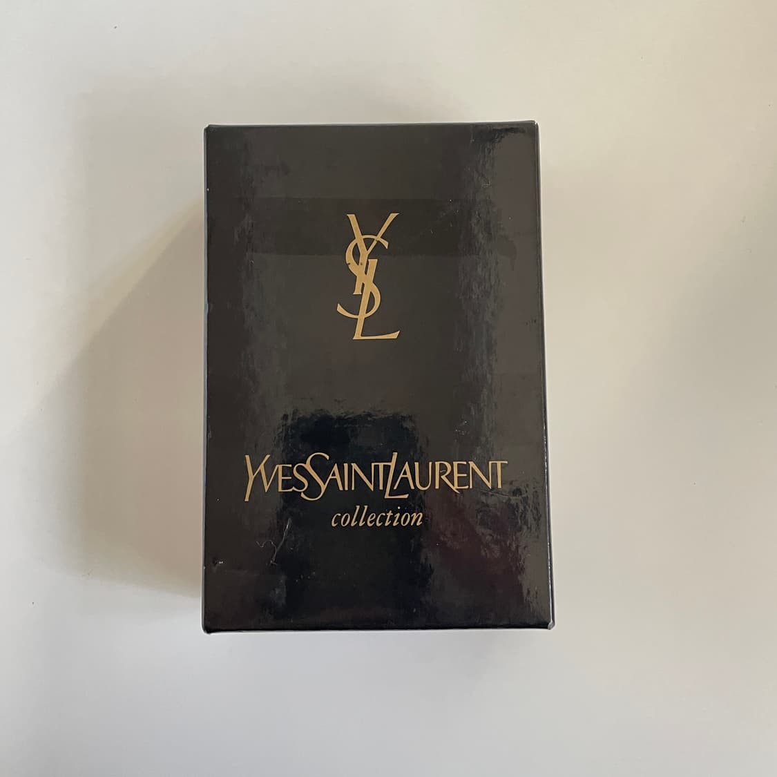 입생로랑 골드 라인스톤 브로치 새상품 상품이미지4