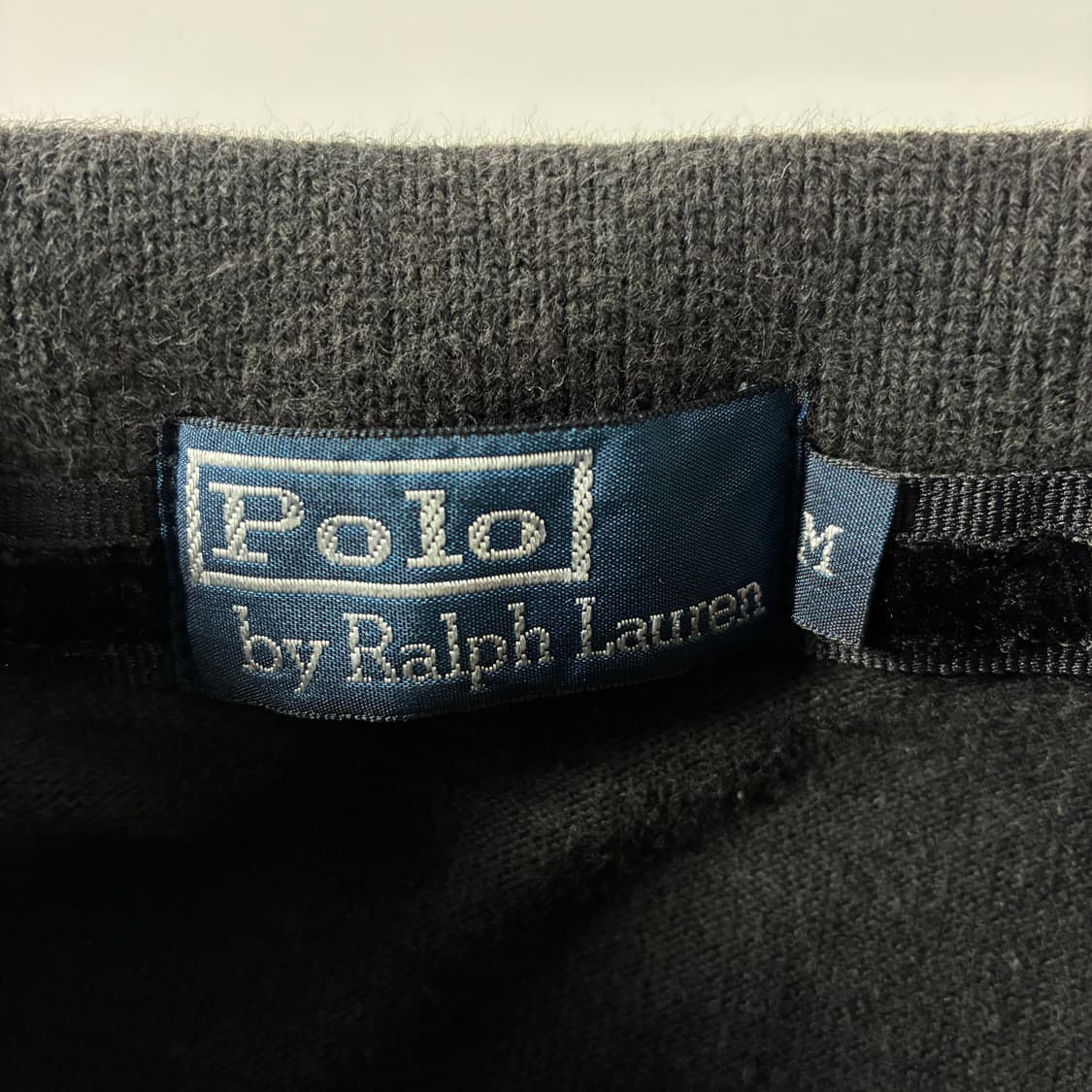 Polo  폴로 랄프로렌 금장패치 블랙 럭비티셔츠  상품이미지4