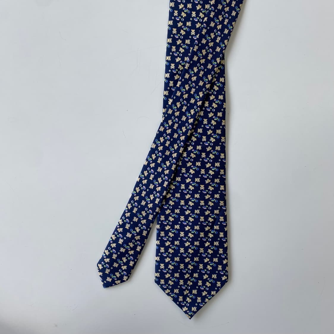 Ruchgare fellow 실크 곰돌이넥타이8.3cm 상품이미지2