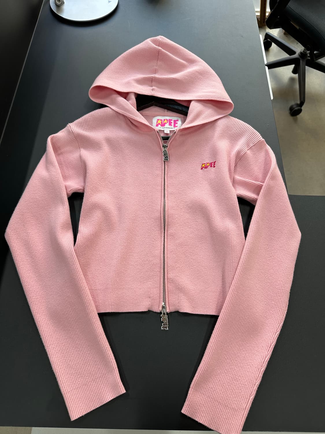 베이프 Apee 하트백로고 스타자수 투웨이니트집업 상품이미지7