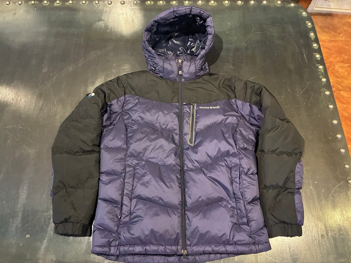 105) 몽벨 윈드프루프 구스다운 패딩 딥 퍼플 상품이미지1