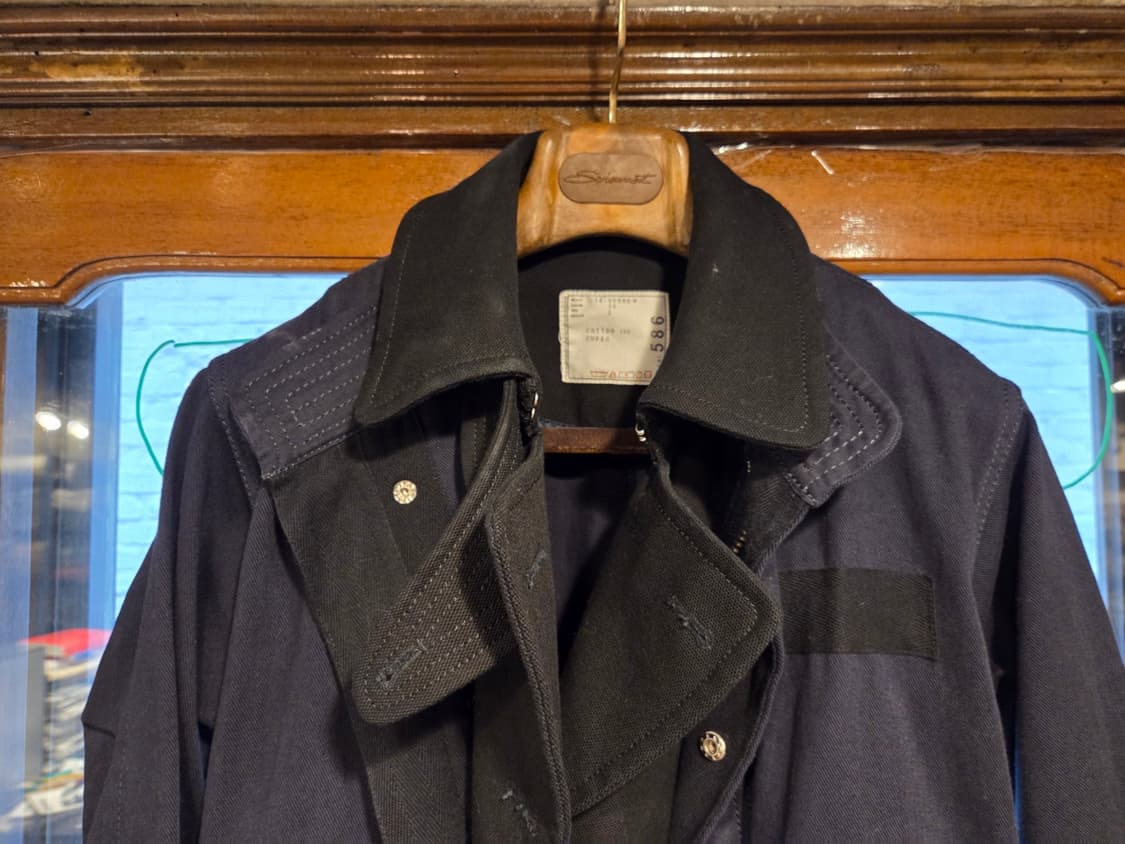 사카이 아방가르드 트렌치코트 상품이미지5