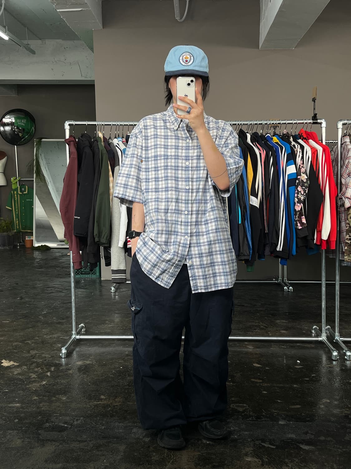 팀버랜드 체크 반팔 셔츠  상품이미지4