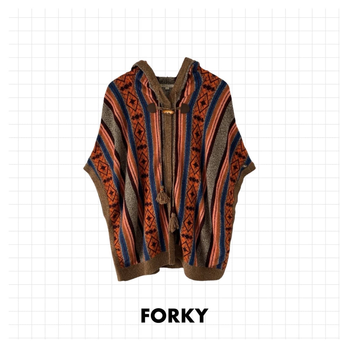 Thursday Island poncho cardigan 상품이미지1