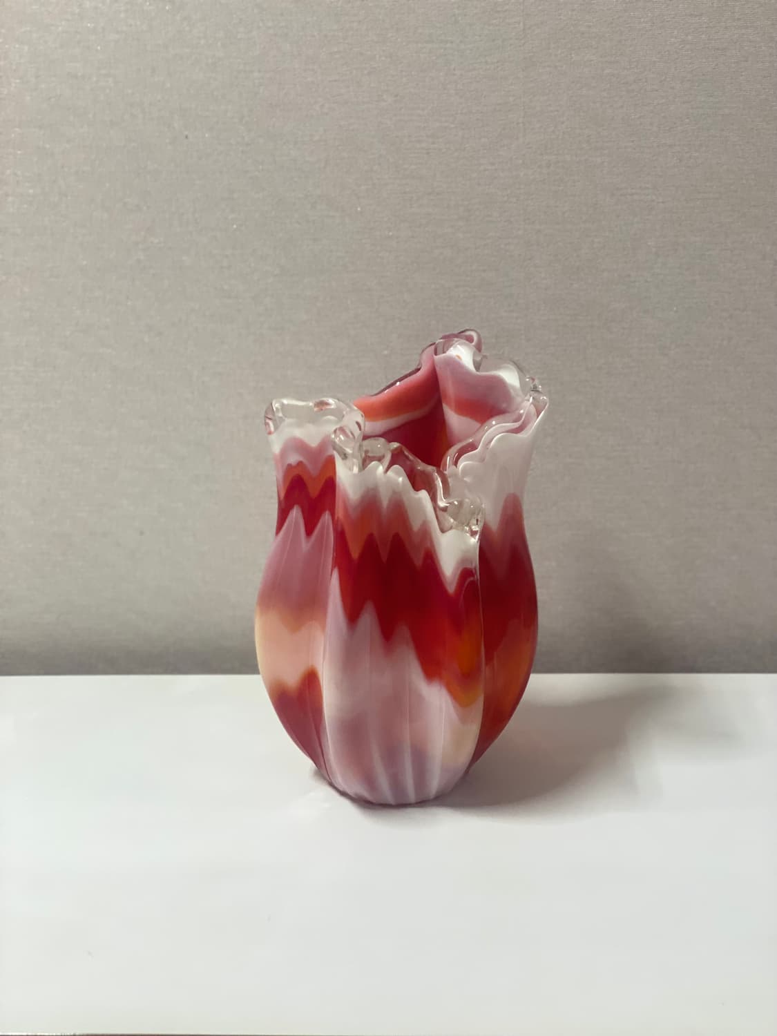 일본 마블 유리공예 수공예 화병 빈티지 소품 상품이미지1