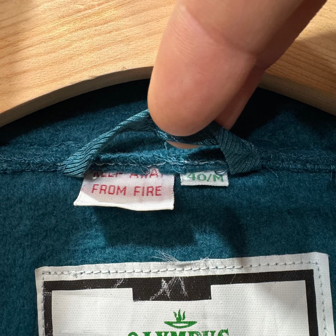 1992 프랑스 알베르빌 올림픽 플리스 블루종 자켓 made in KOR 상품이미지6