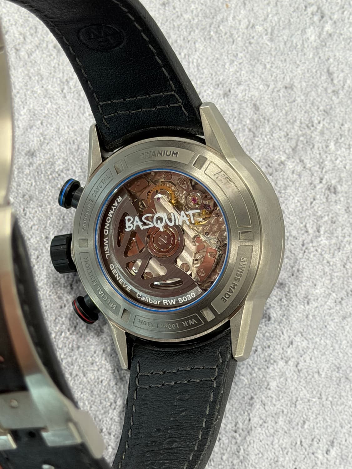 레이몬드웨일 프리샌서 바스키아 에디션 한정판 시계 판매합니다. 상품이미지5