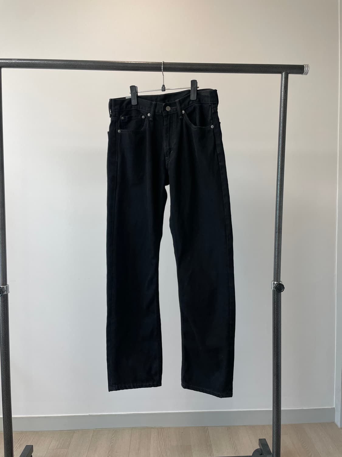 (32) leivs505 리바이스505 블랙진 데님팬츠 상품이미지1