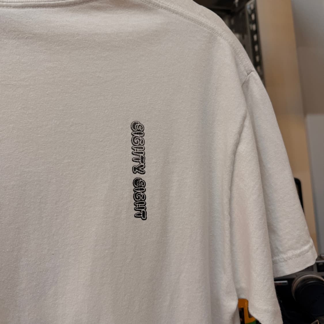 90S 헤인즈 베이스 섹슈얼 카툰 69 티셔츠 상품이미지4