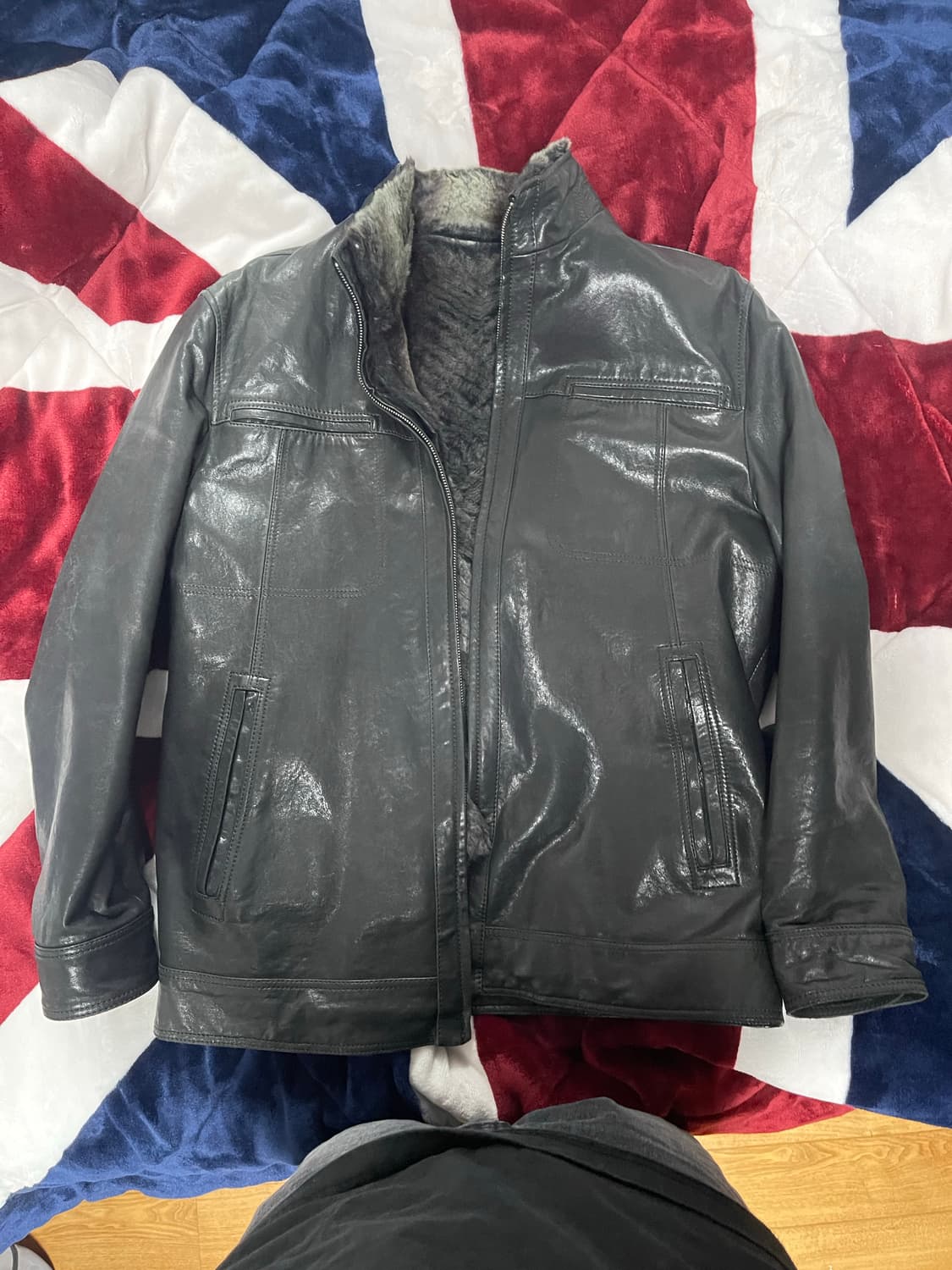 100% 토끼털&양가죽 가죽자켓 상품이미지2