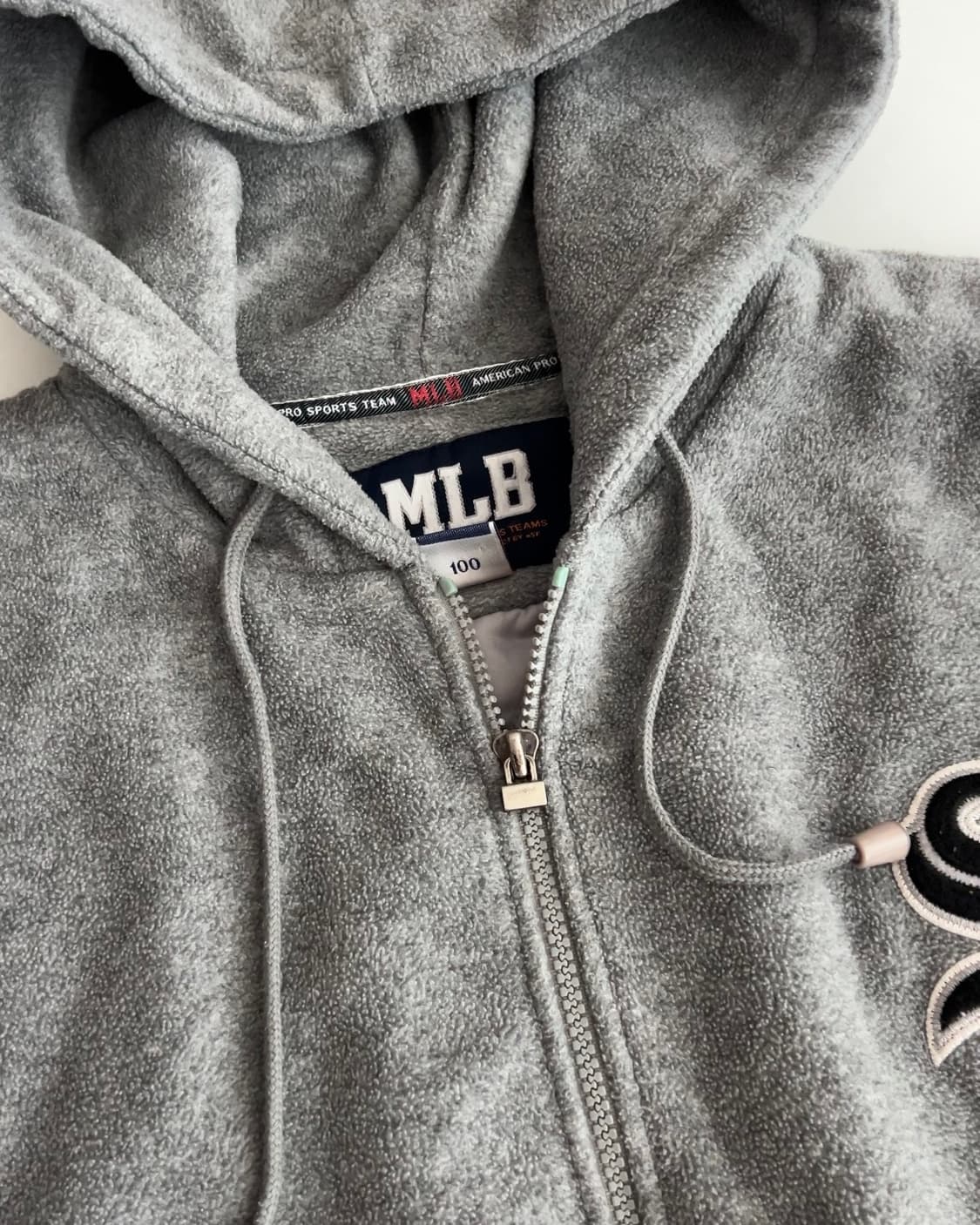 MLB 시카고 화이트삭스 플리스 후드 자켓 100 상품이미지3