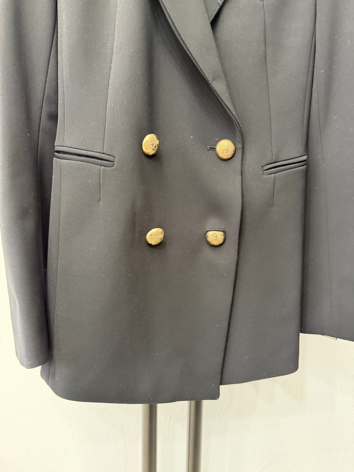 정품) 타임 한서 블랙 금장 더블버튼 자켓 76 상품이미지4