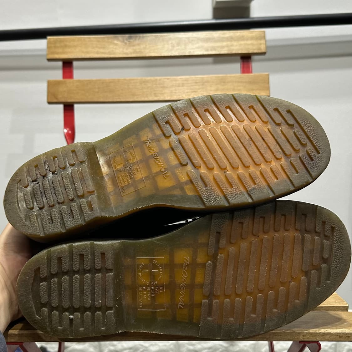 UK8 270 ) 닥터마틴 로퍼 남성 남자 구두 1461 3홀 블랙 상품이미지10