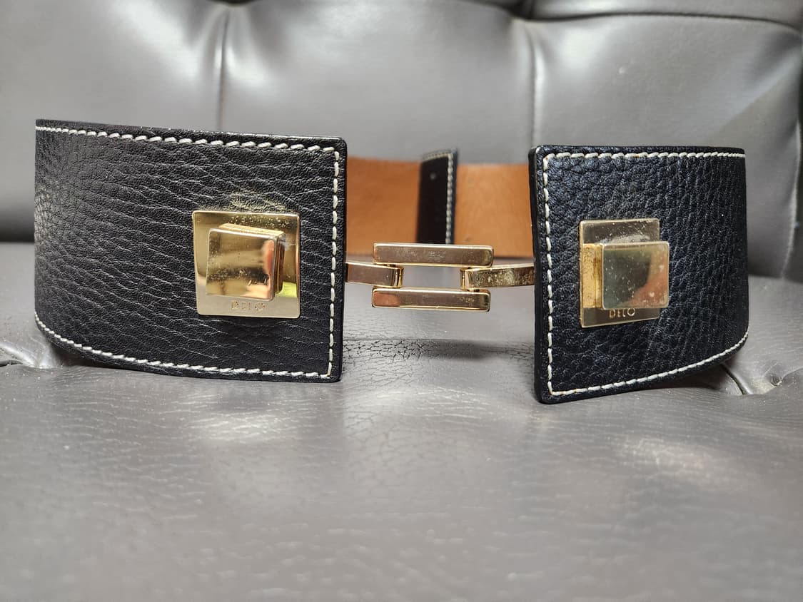 DECO 넓은 가죽 패션벨트 M 상품이미지2