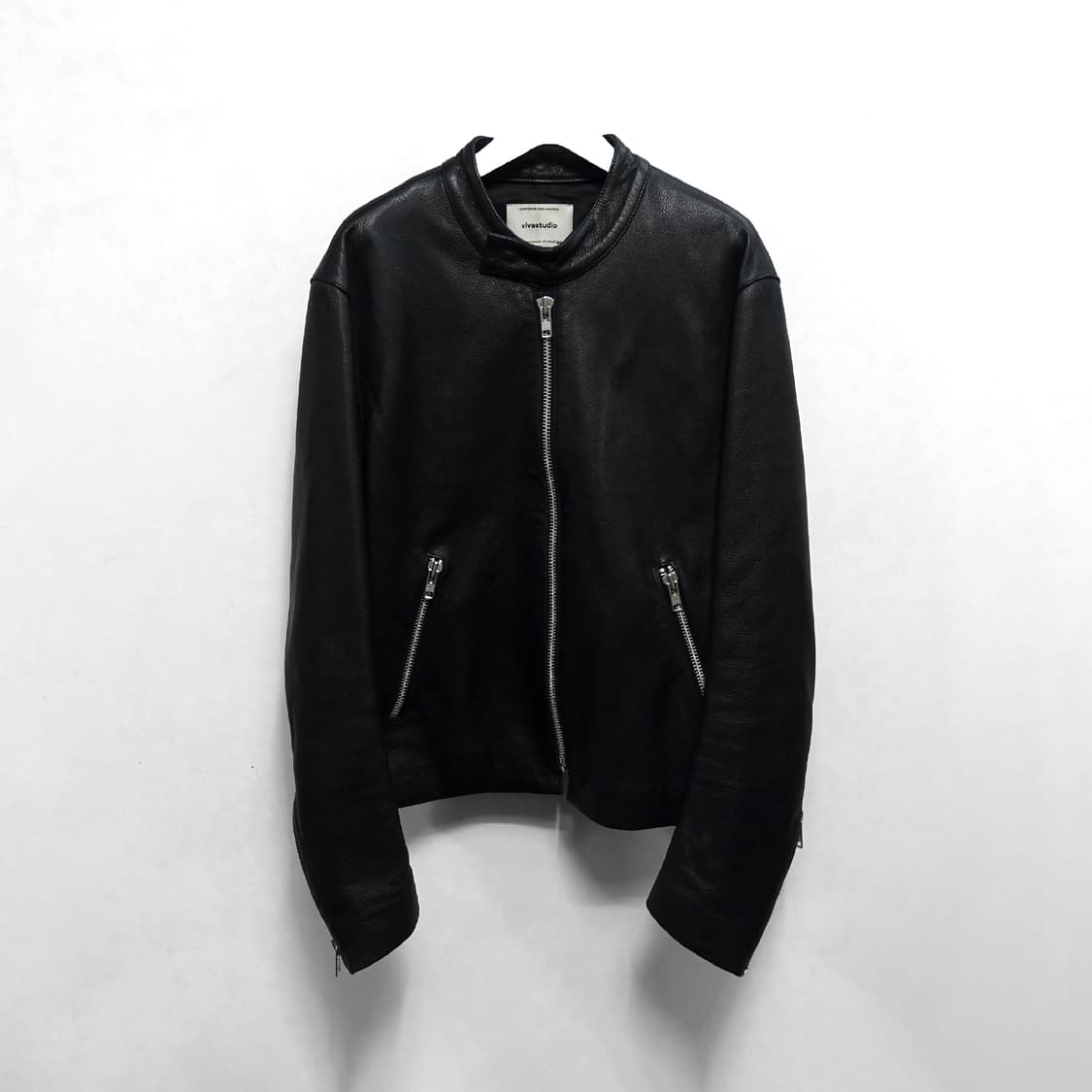 VIVASTUDIO 비바스튜디오 섀도우라이더스 카우 나파 레더 라이더자켓 상품이미지2