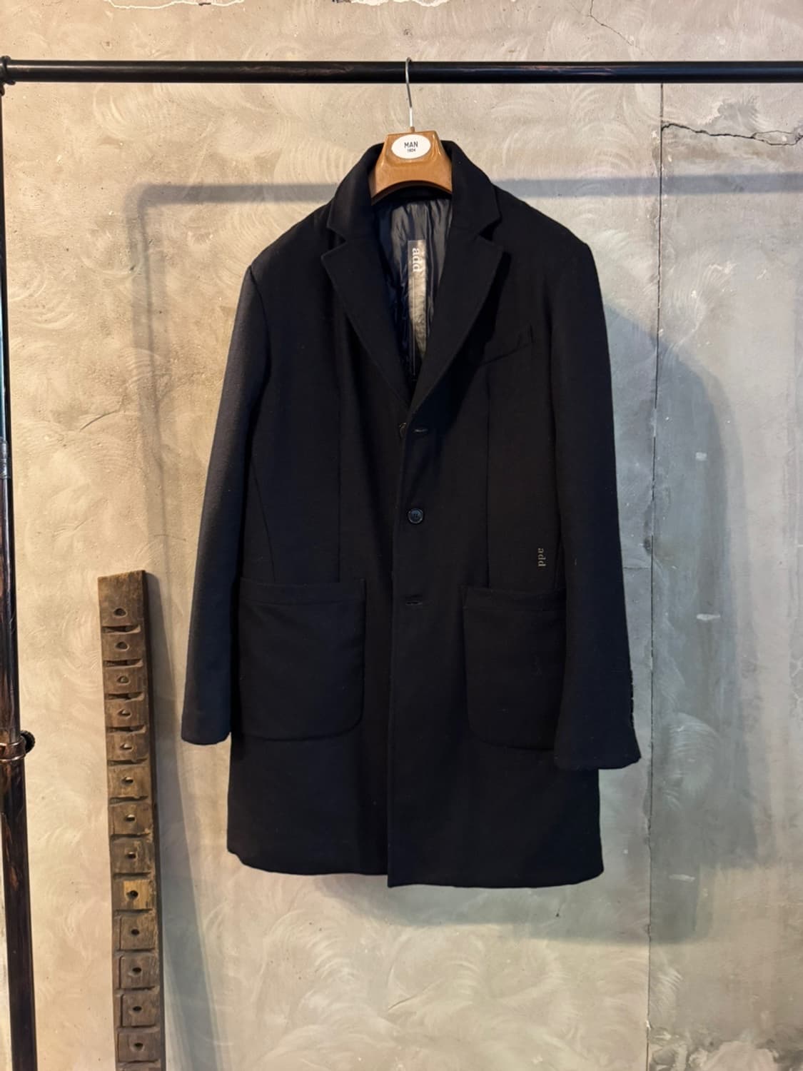 Add 구스다운 체스터필드 코트 100 상품이미지3