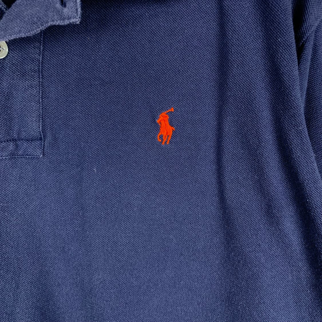 폴로 랄프로렌 신형 네이비 긴팔 카라 티셔츠 상품이미지3