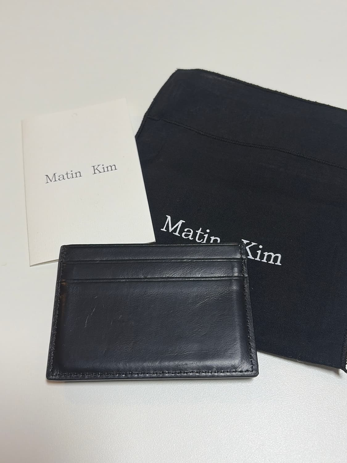 마뗑킴 카드지갑 블랙 상품이미지2