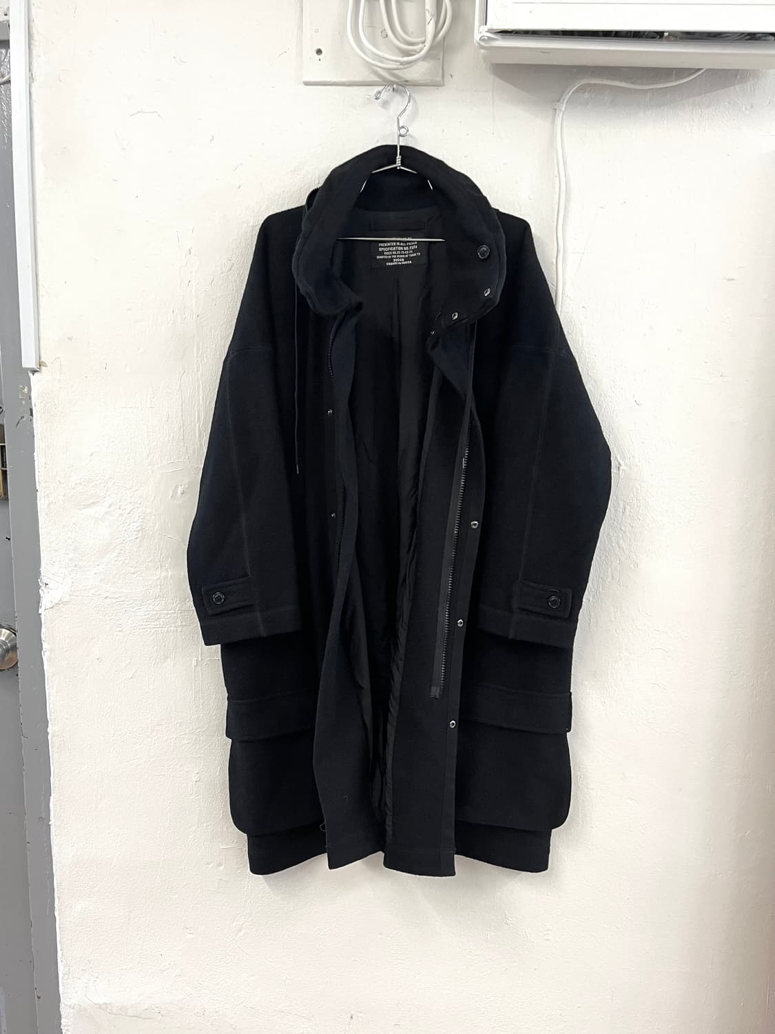 주카 2017AW 울 밀리터리 피쉬테일 코트 상품이미지1