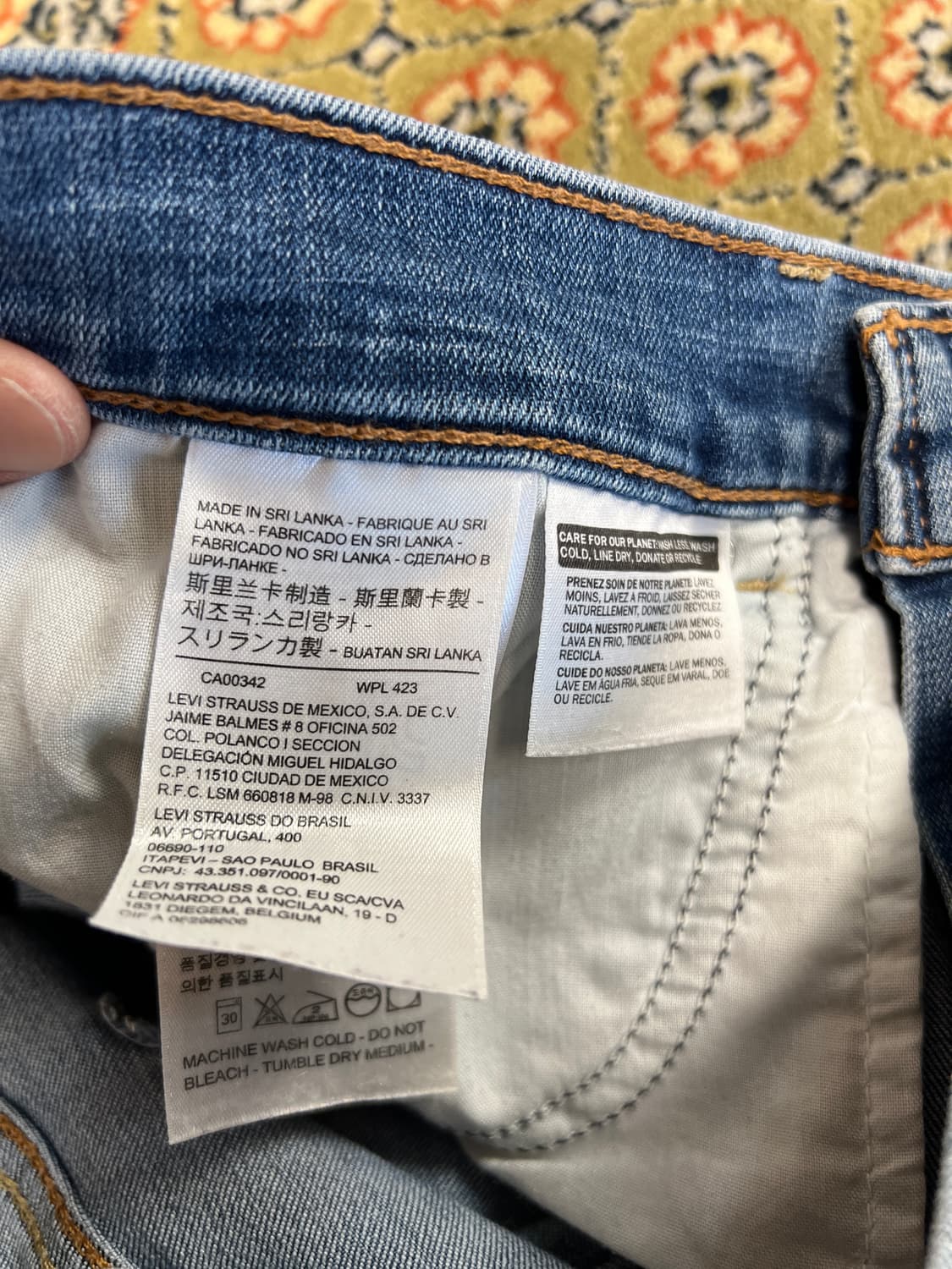 [27] LEVIS 리바이스 우먼즈 부츠컷 플레어 데님팬츠 상품이미지5