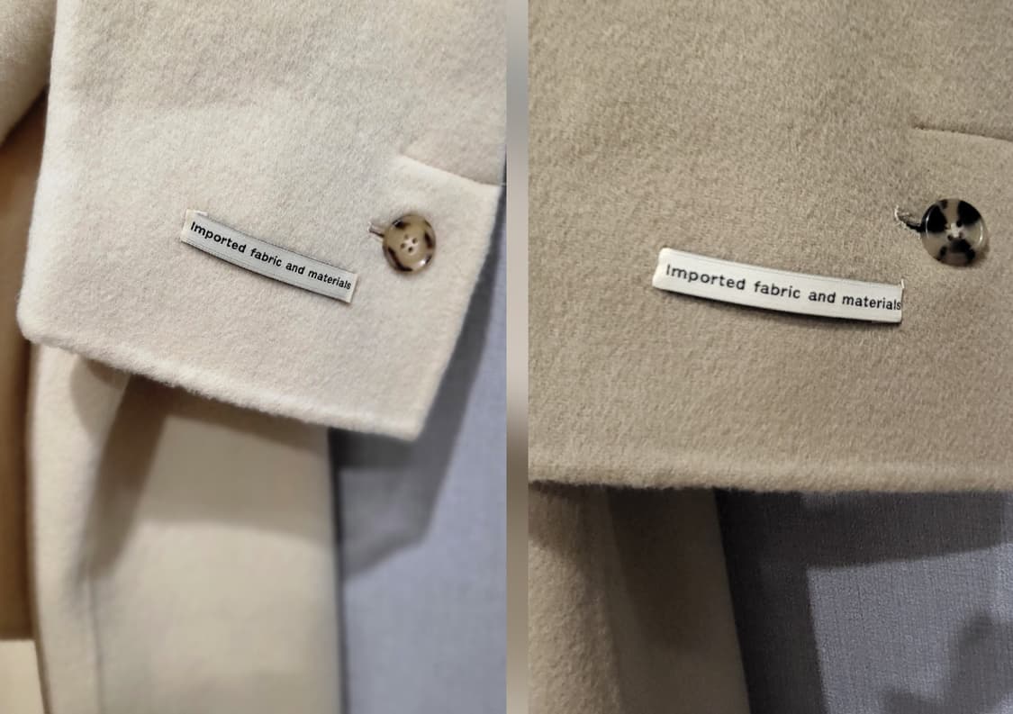 택포♦️새상품♦️핸드메이드 롱 코트 울코트 아우터 겨울 자켓 상품이미지4