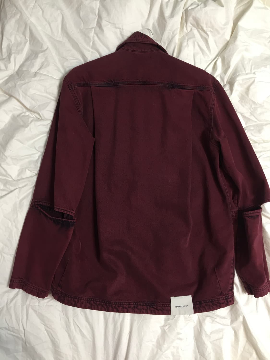 나마체코 다잉 데님셔츠 상품이미지4