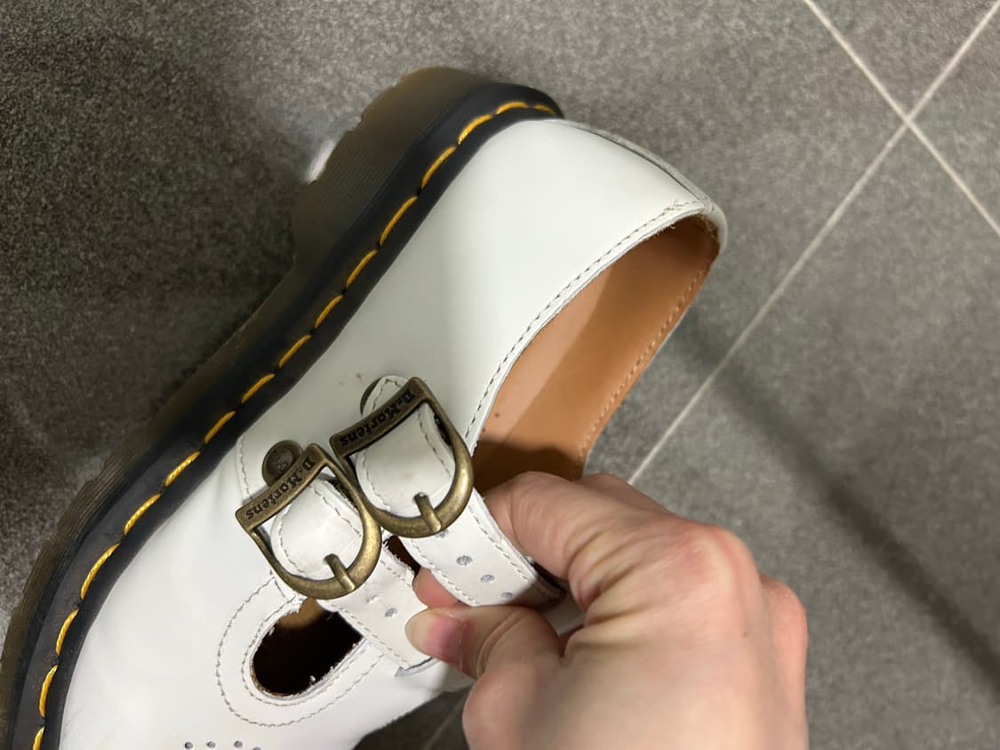 (W) 닥터마틴 8065 스무스 레더 메리 제인 화이트 상품이미지5