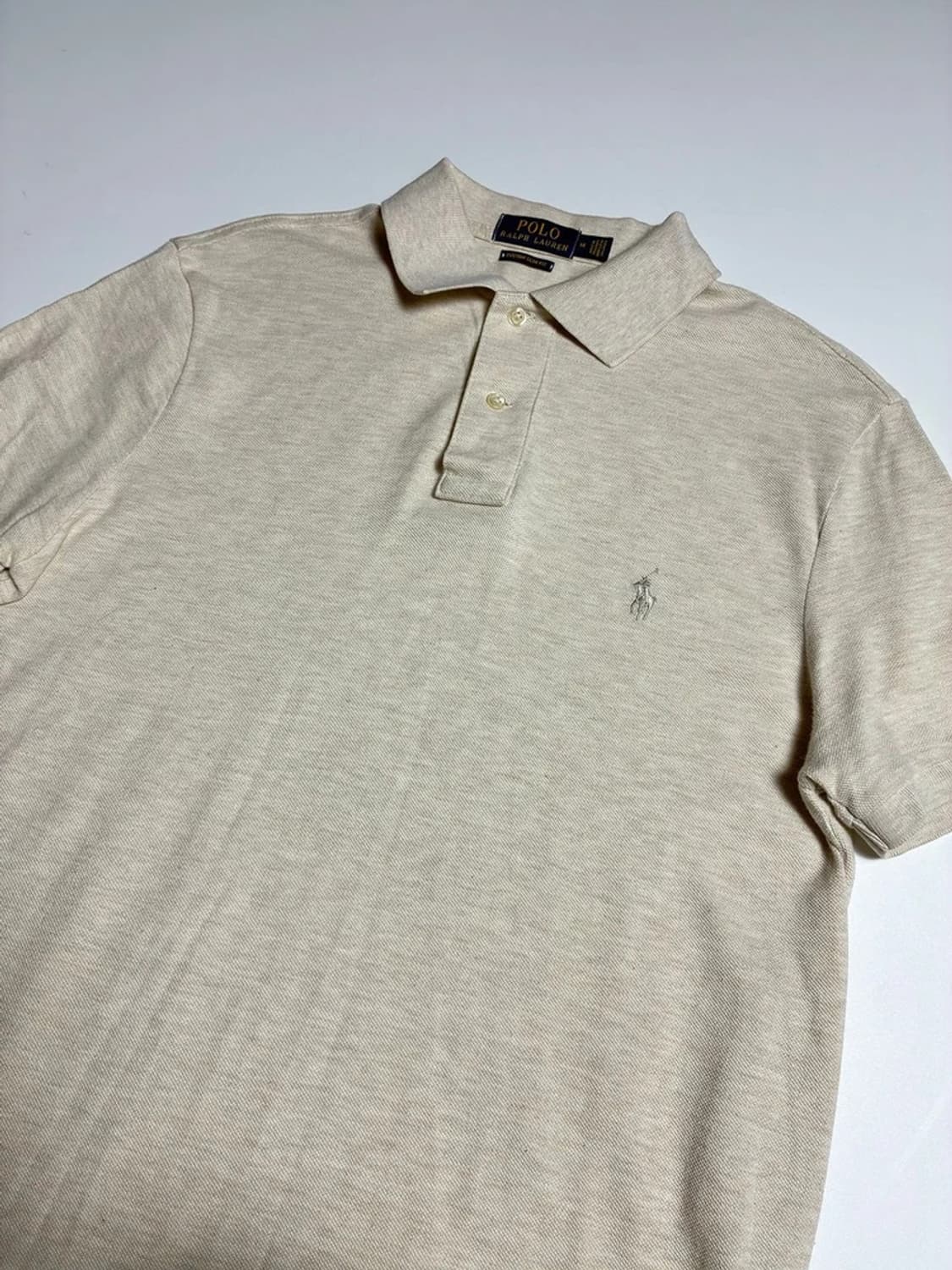 폴로 랄프로렌 커스텀 슬림핏 코튼 반팔 카라 티셔츠 R1362 상품이미지2