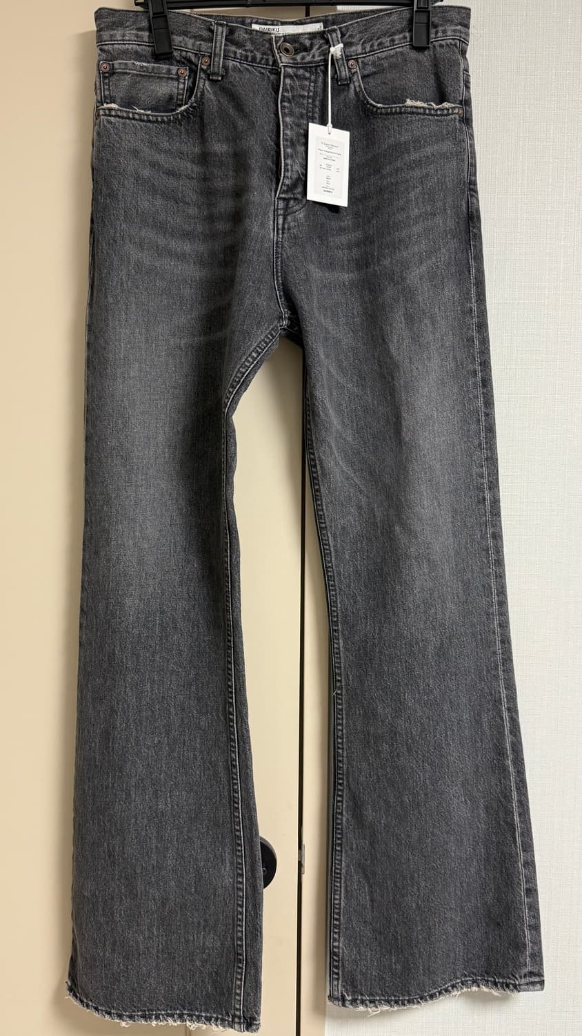 다이리쿠 DAIRIKU Flare Vintage Denim Pants 상품이미지2