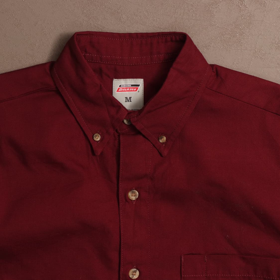 디키즈 워크셔츠 버건디 A1588 상품이미지2