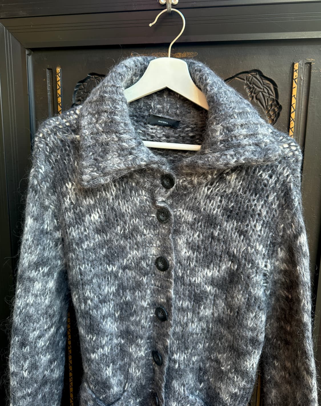 diesel 알파카 벨트 가디건 상품이미지8