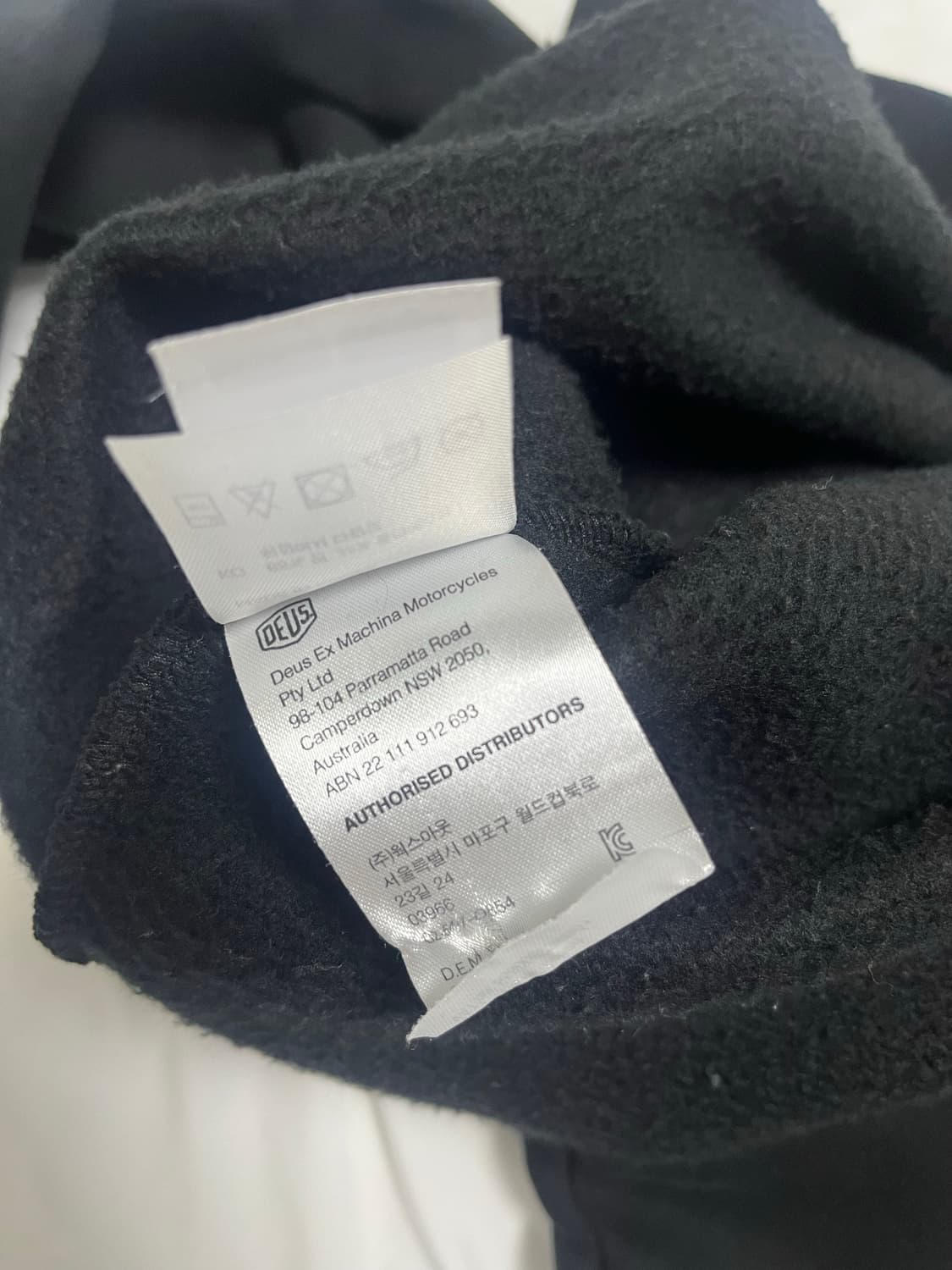 데우스 엑스 마키나 서울 맨투맨 M 블랙 상품이미지6