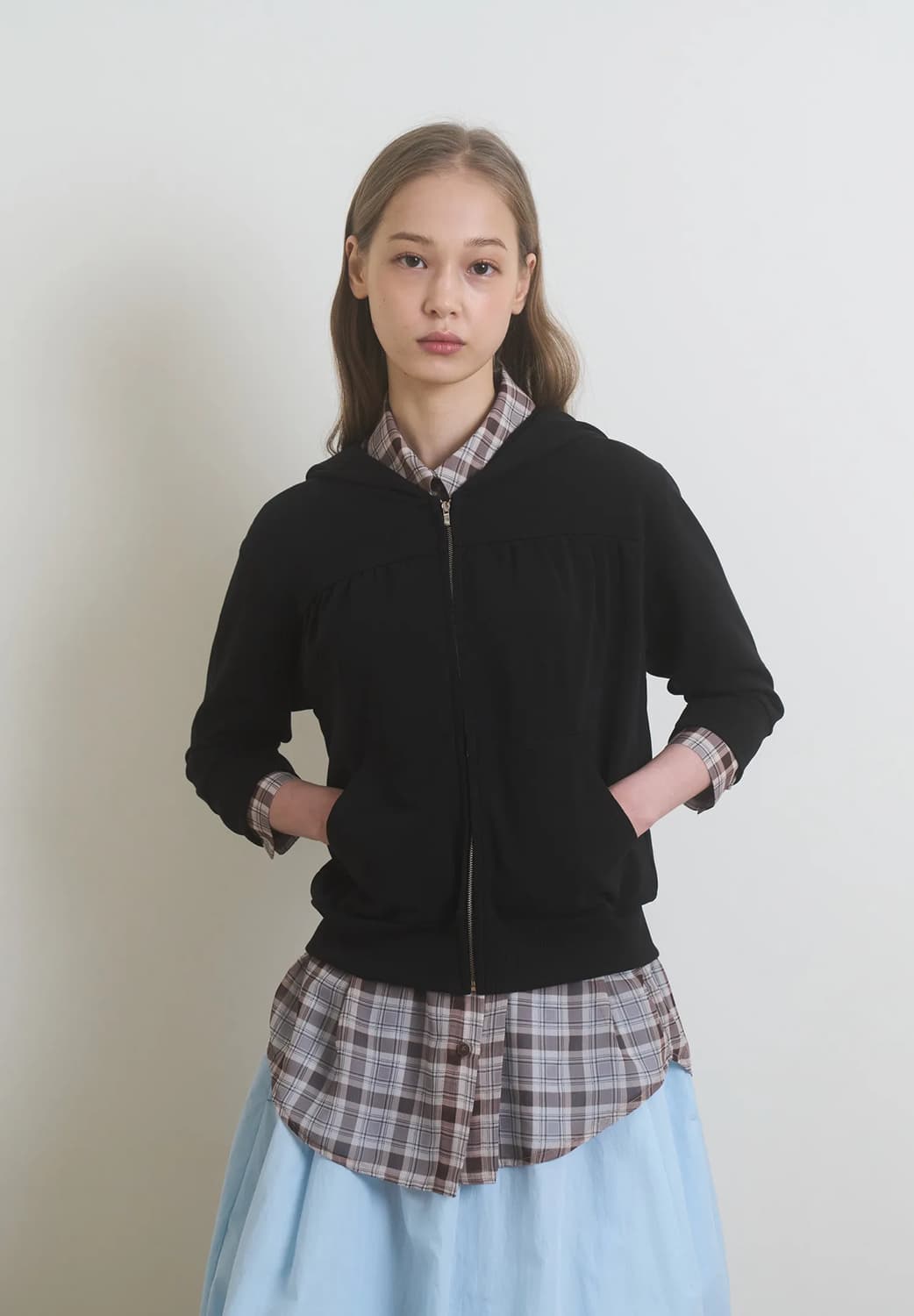 페스토 SHIRRING 집업 후디 상품이미지5
