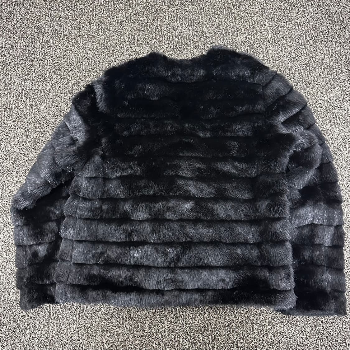 MANGO 망고 여성 밍크 털 자켓 블랙 M 상품이미지5