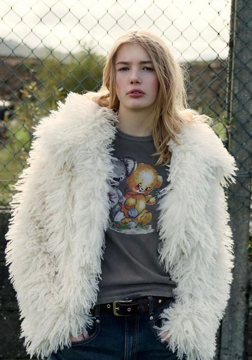 자라 퍼 자켓 상품이미지4