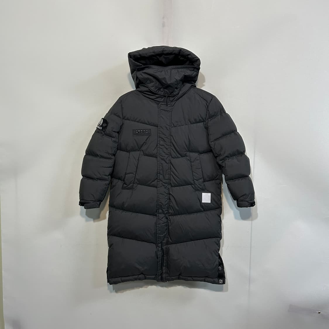 크록스 키즈 덕다운 롱패딩 130 블랙 상품이미지1
