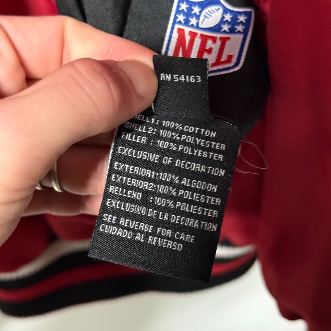 00s NFL 올드스쿨 빅사이즈 샌프란시스코 49ers 리버시블 자켓 상품이미지10