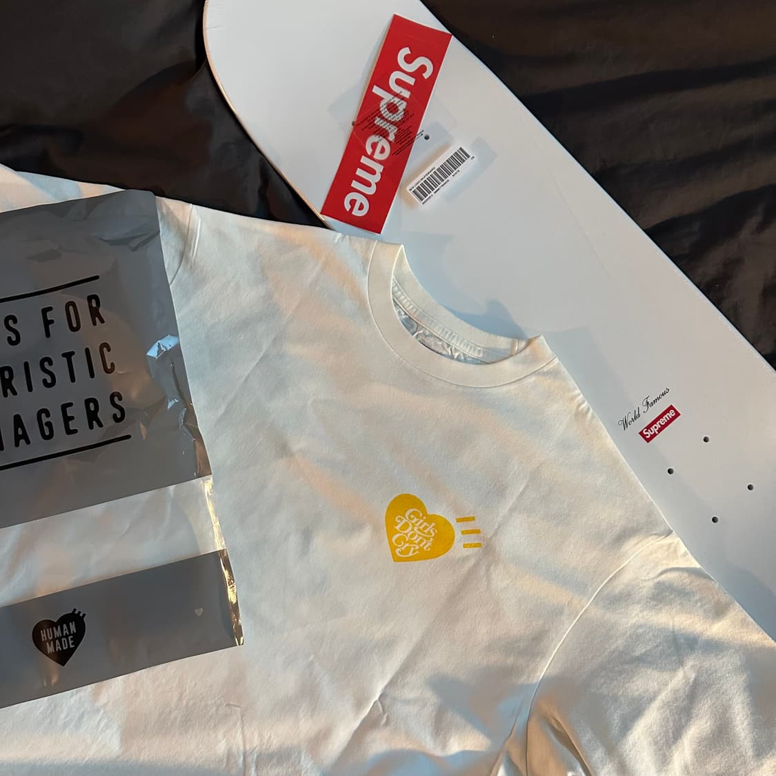 [L/XL] 휴먼 메이드 X 걸스돈크라이 시그니처 티셔츠 새상품 상품이미지2