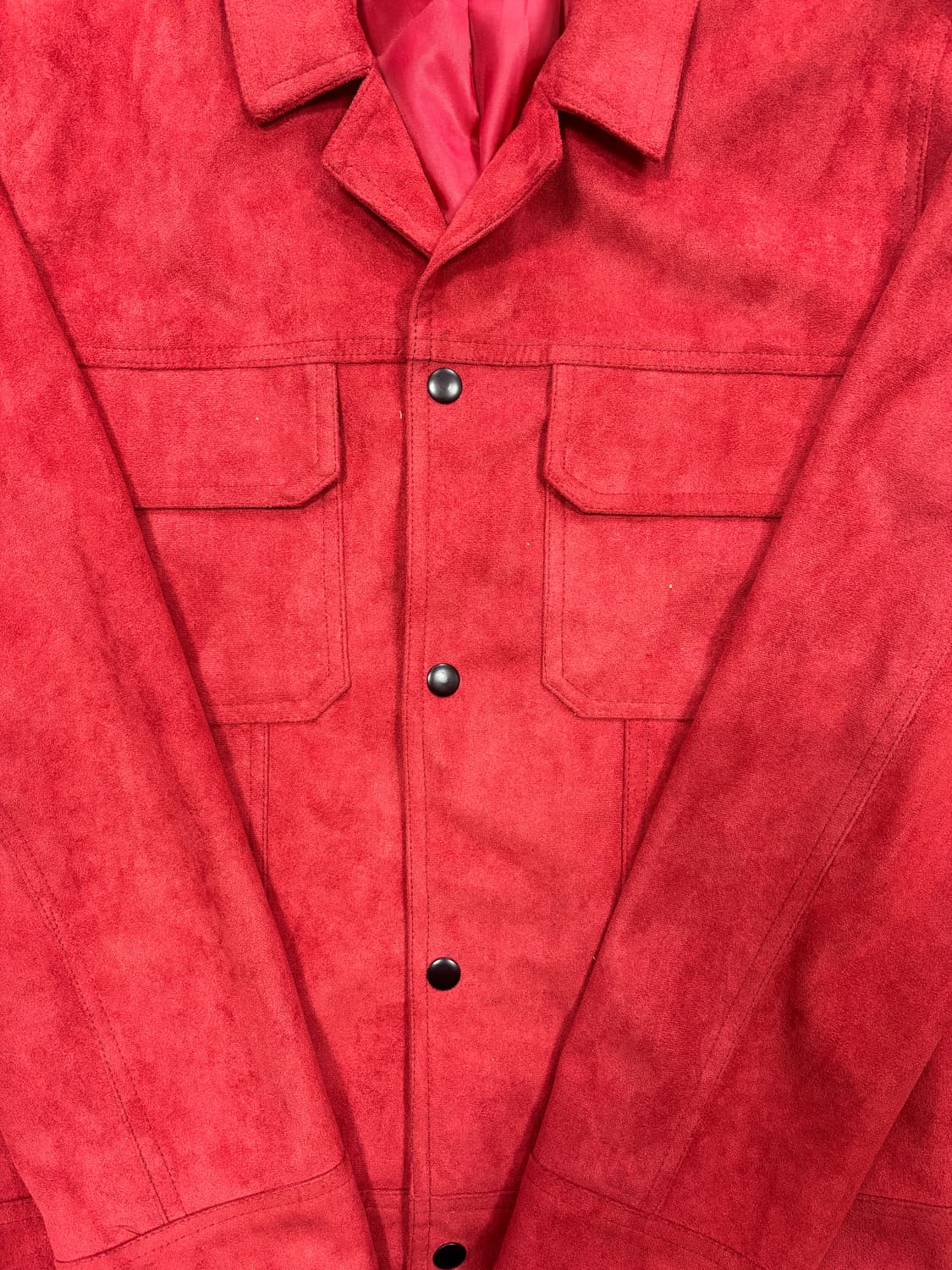 킬시티 스웨이드 레드 자켓 상품이미지4