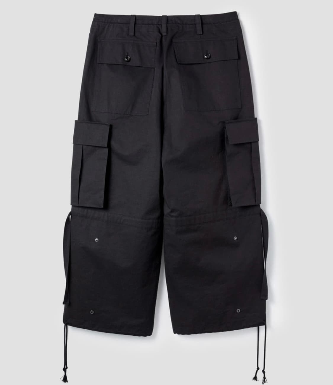 SEO 디테처블 블랙 카고 팬츠 상품이미지4