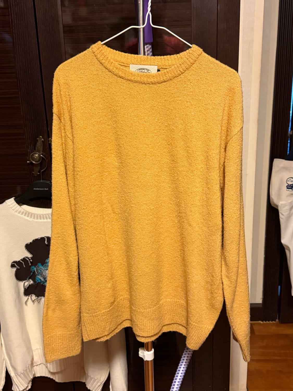 [남성M]암피스트 니트 옐로우 머스타드 상품이미지1