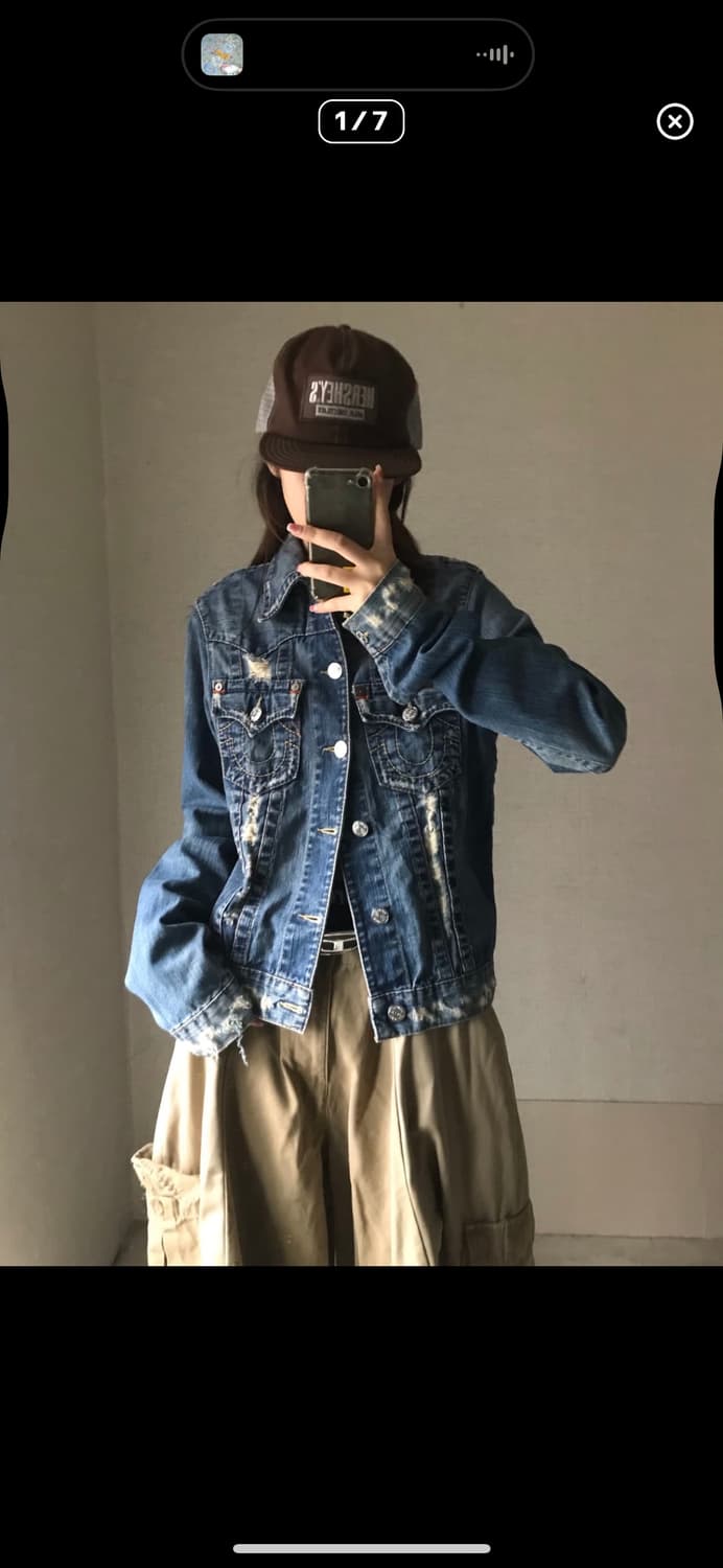 트루릴리젼 데님 자켓 상품이미지1